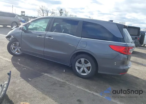 2019 Honda Odyssey Ex-L z USA, uszkodzony, nr VIN 5FNRL6H78KB016955